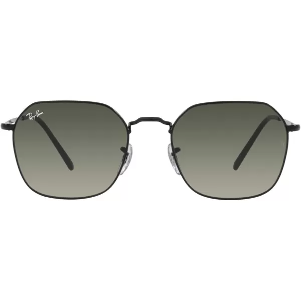 RayBan Rb3694 Jim Square SunglassesBlackGrey Gradient