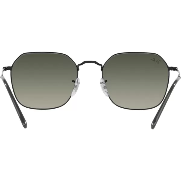 RayBan Rb3694 Jim Square SunglassesBlackGrey Gradient