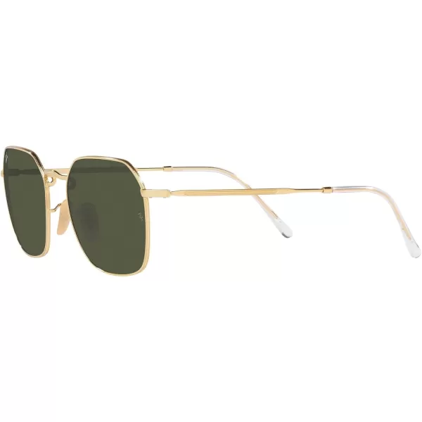 RayBan Rb3694 Jim Square SunglassesGoldGreen