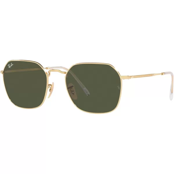 RayBan Rb3694 Jim Square SunglassesGoldGreen