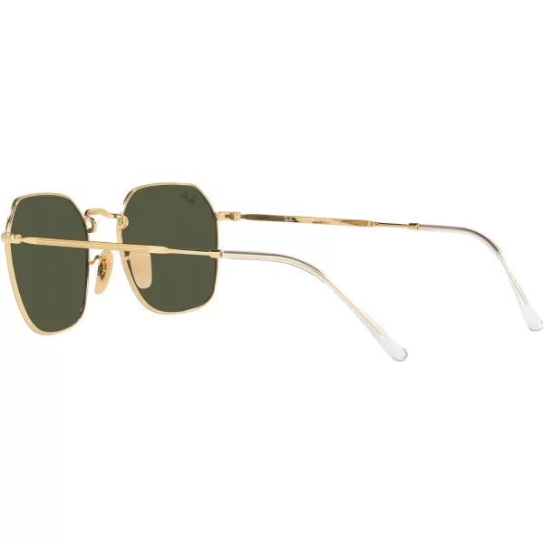 RayBan Rb3694 Jim Square SunglassesGoldGreen