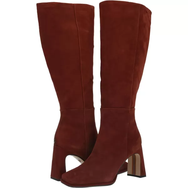 Sam Edelman Womens Issabel Knee High BootWarm Chestnut Athletic Calf