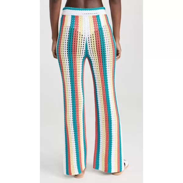 Solid amp Striped Womens The Logan PantsCoral OrangeBananaKeys Blue