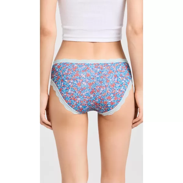 Stripe ampamp Stare Womens The Floral Meadow Knickers 4 PackMulti