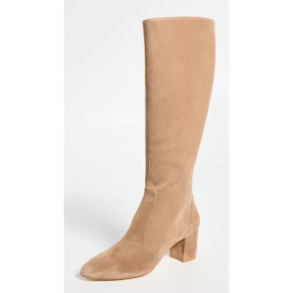 Stuart Weitzman Womens Yuliana 60 KneeHigh Zip BootsKhaki