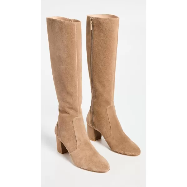 Stuart Weitzman Womens Yuliana 60 KneeHigh Zip BootsKhaki