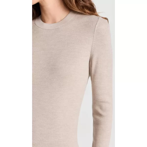 Theory Womens Mirzi SweaterClassic KhakiLight Oat