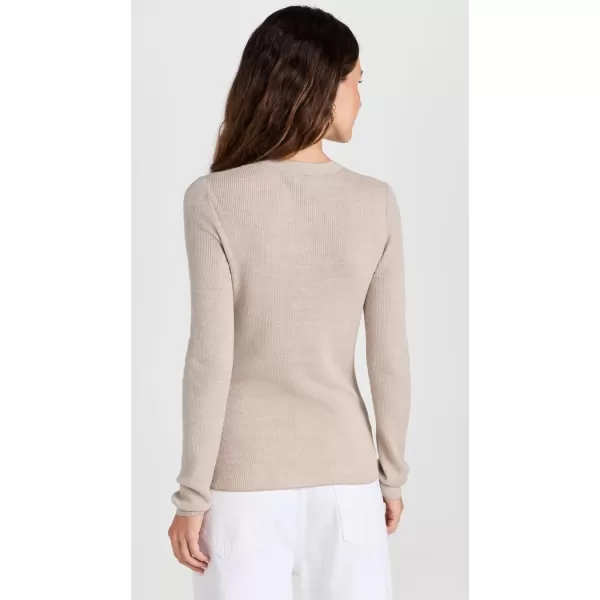 Theory Womens Mirzi SweaterClassic KhakiLight Oat