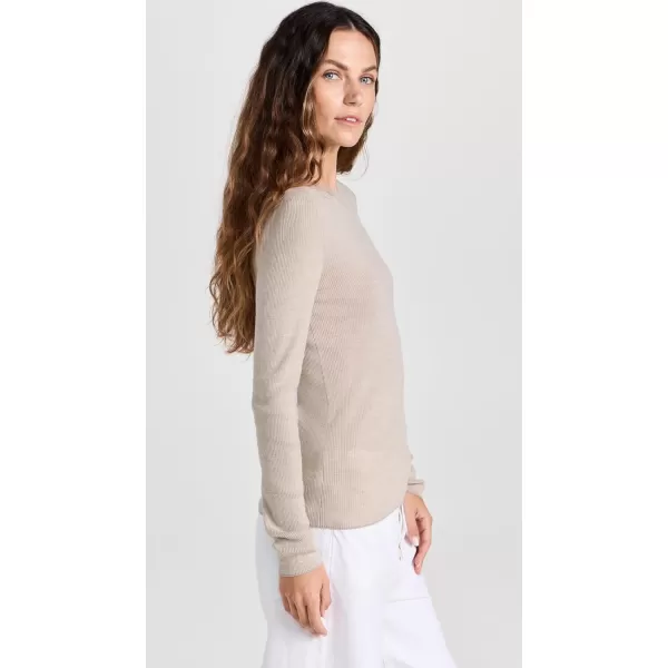 Theory Womens Mirzi SweaterClassic KhakiLight Oat