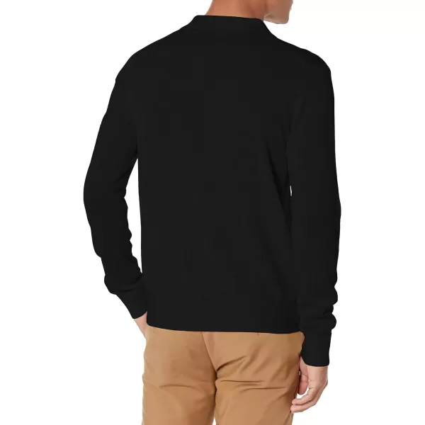 Vince Mens Merino LS Johnny CollarBlack