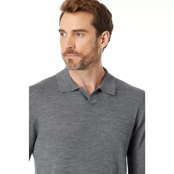 Vince Mens Merino LS Johnny CollarH Night Storm