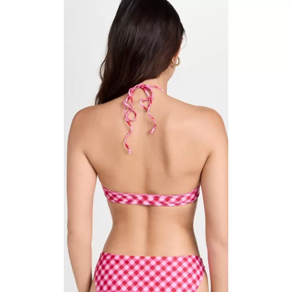 XIRENA Womens Anya Bikini TopCherry Pink