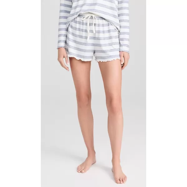 Z SUPPLY Womens Campus Stripe ShortsVanilla Ice