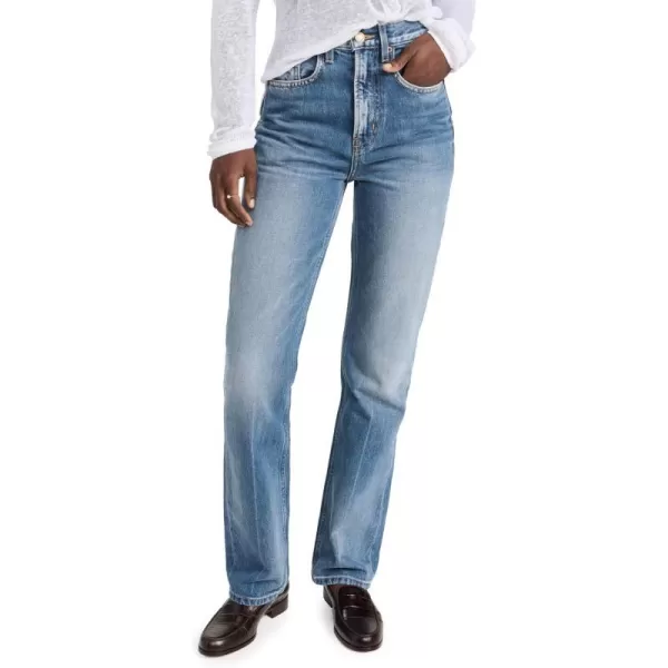 B Sides Womens Louis Long High Straight JeansHyde Wash