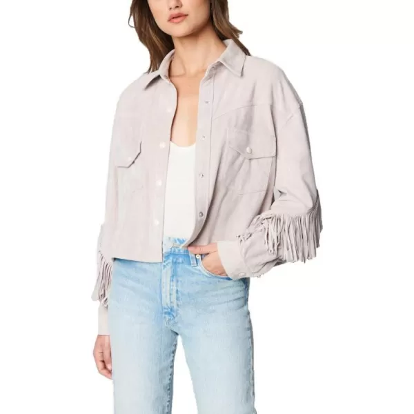 BLANKNYC womens Luxury Clothing Faux Suede Fringe Shirt Jacket Comfortable amp Stylish CoatBehind the Scenes