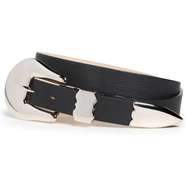 BLow The Belt Womens Sloan BeltBlack Silver