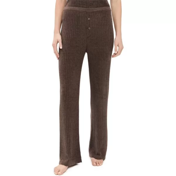 Barefoot Dreams Womens CCUL Ribbed Lounge PantsJava