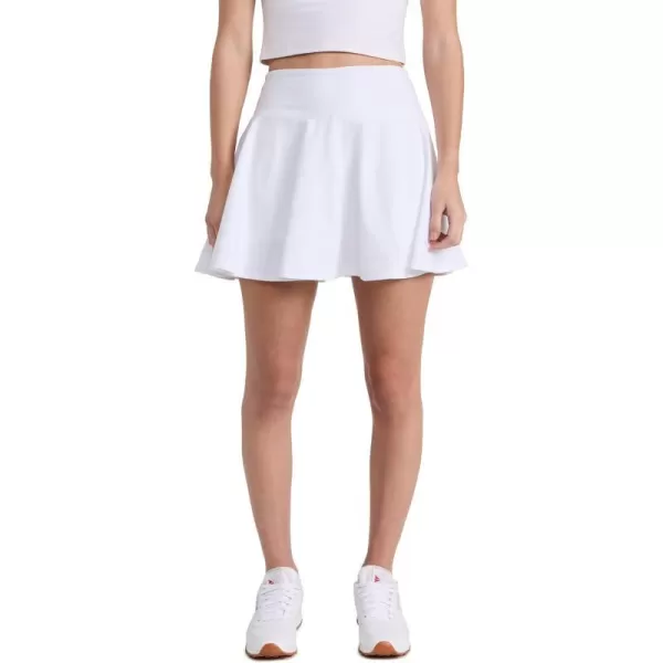 Beyond Yoga Womens Spacedye Hot Shot Circle SkirtCloud White