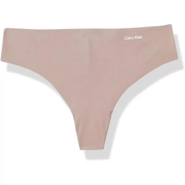 Calvin Klein Womens Invisibles Seamless Thong PantyMink