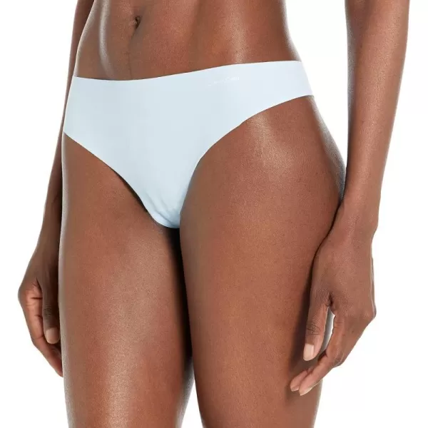 Calvin Klein Womens Invisibles Seamless Thong PantyRain Dance