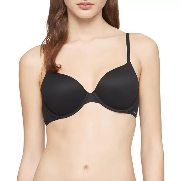 Calvin Klein Womens Perfectly Fit Lightly Lined Tshirt Bra With Memory TouchBlack