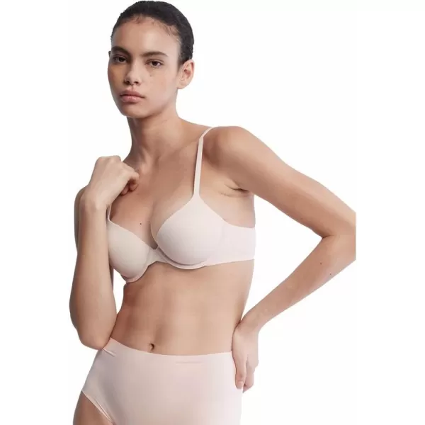 Calvin Klein Womens Perfectly Fit Lightly Lined Tshirt Bra With Memory TouchNymphs Thigh