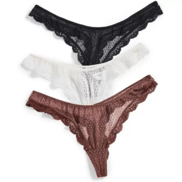 Free People Womens Mid Week Thong PackAssort