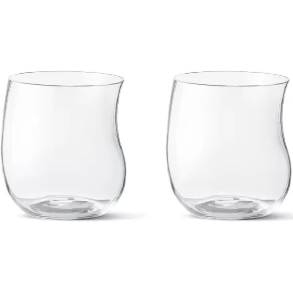 Georg Jensen Cobra MouthBlown Glass Cup Set of 211 x 22 x 125 cm Transparent