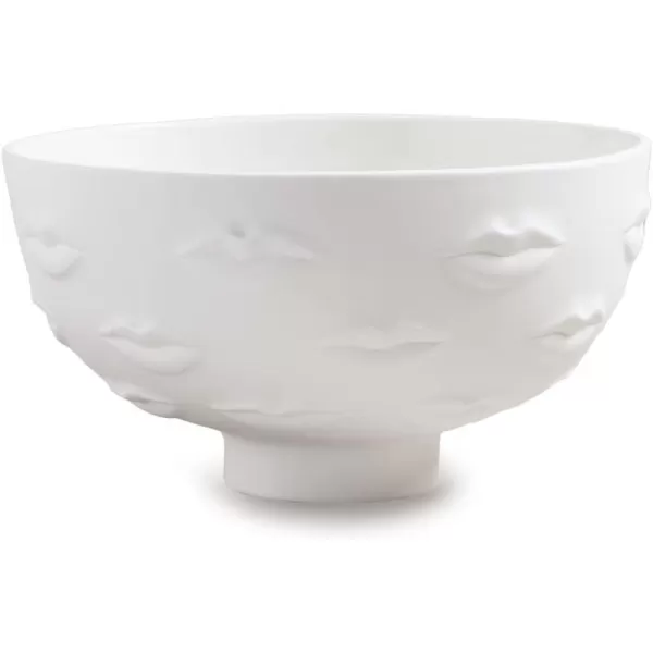 Jonathan Adler Gala Lips Bowl White One SizeWhite