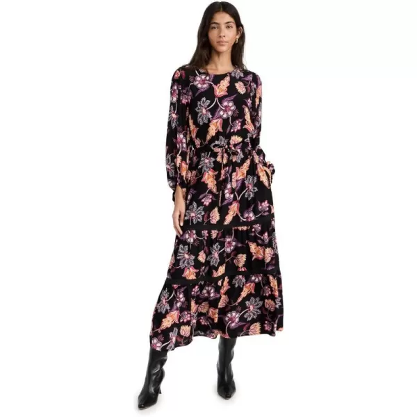 Lost  Wander Womens Under The Stars Maxi DressBlack Multi