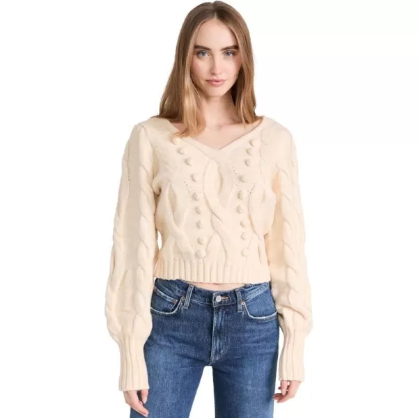 MINKPINK Womens Amina Bobble SweaterOat