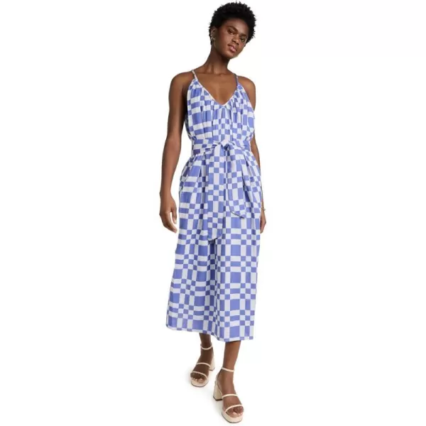 Mara Hoffman Womens Sydney DressWhite Blue