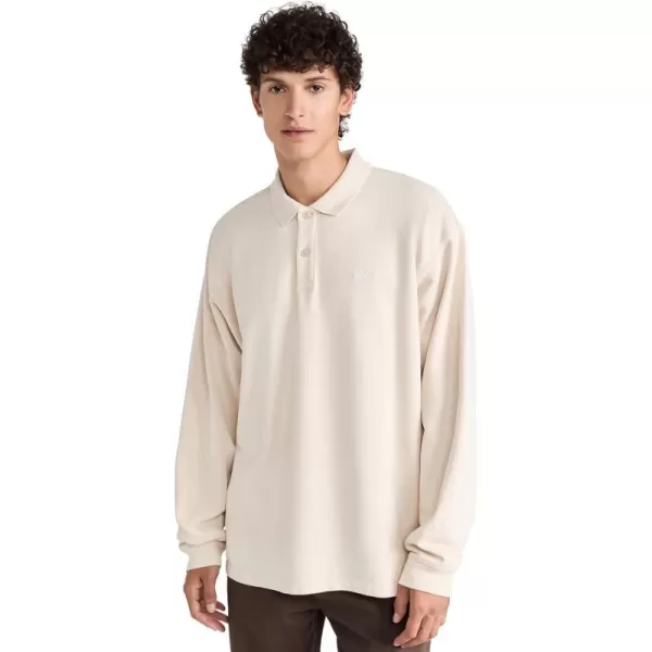 OBEY Mens Lowercase Pigment Polo SweatshirtClay