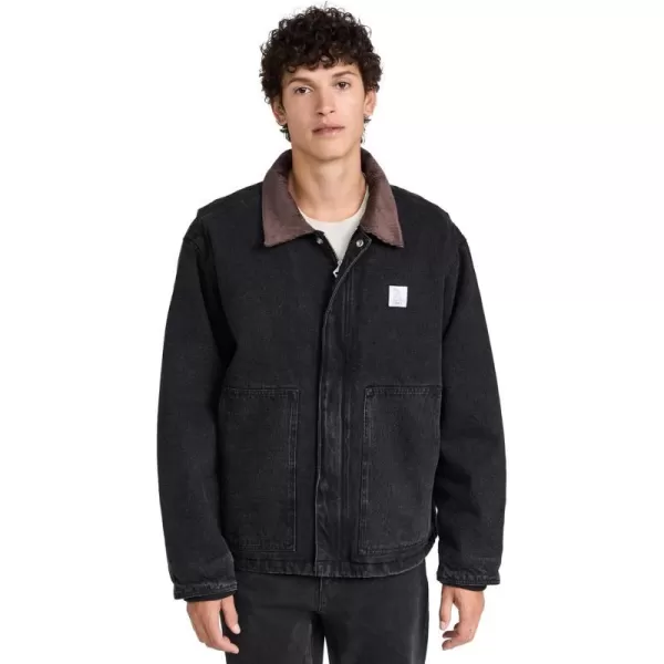 OBEY Mens Work Around JacketFaded Black