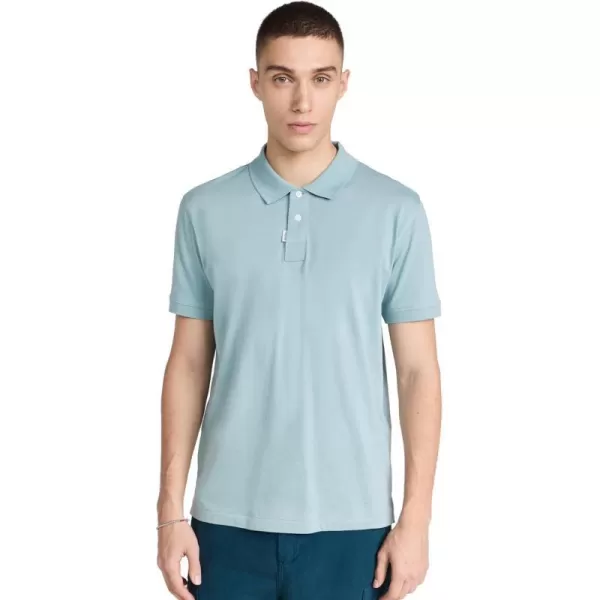 PS Paul Smith Mens Paul Smith Solid Polo ShirtBlue