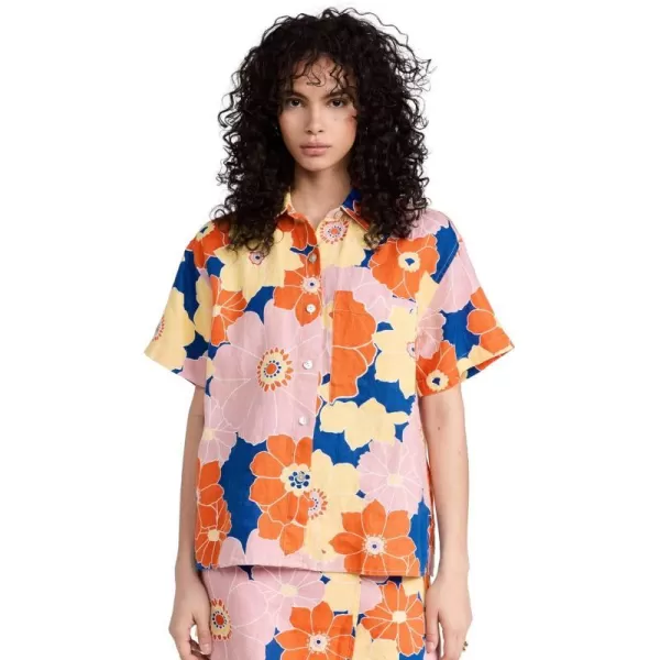 Rails Womens Mackinley Linen ShirtFlower Power