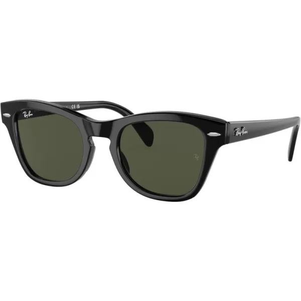 RayBan RB0707s Square SunglassesBlackGreen