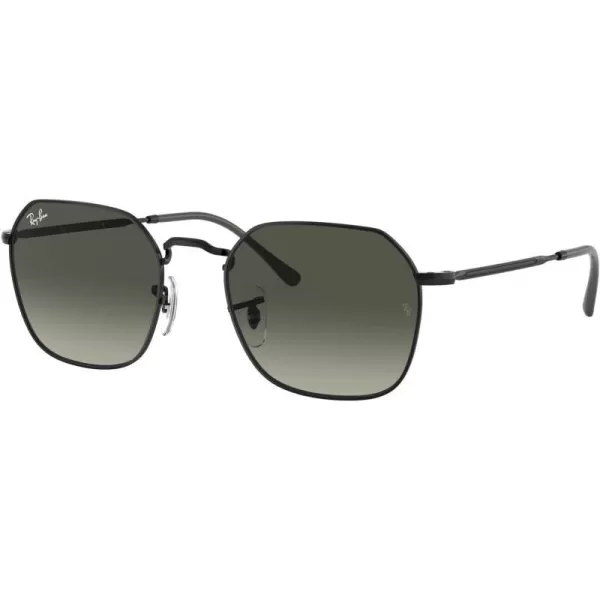 RayBan Rb3694 Jim Square SunglassesBlackGrey Gradient