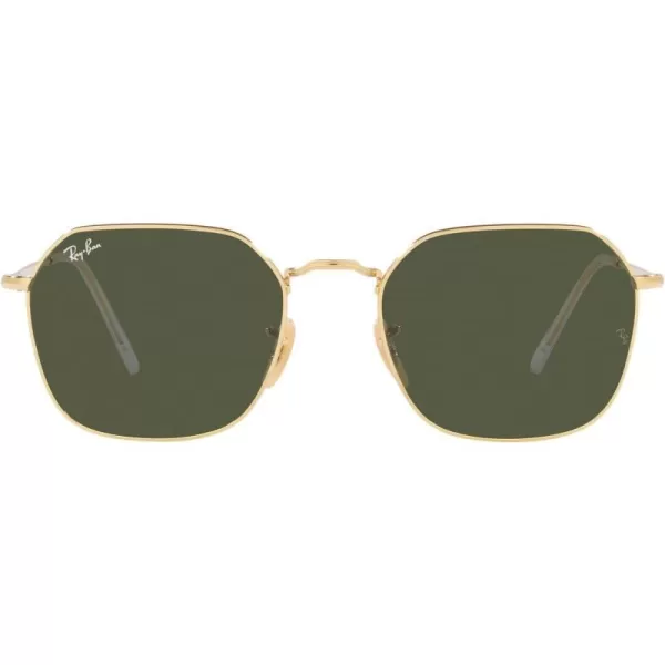 RayBan Rb3694 Jim Square SunglassesGoldGreen