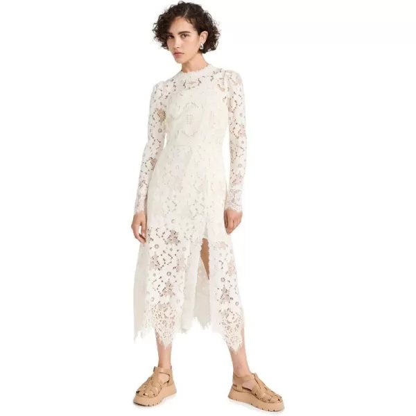 Sea Womens Dalia Lace Long Sleeve DressIvory