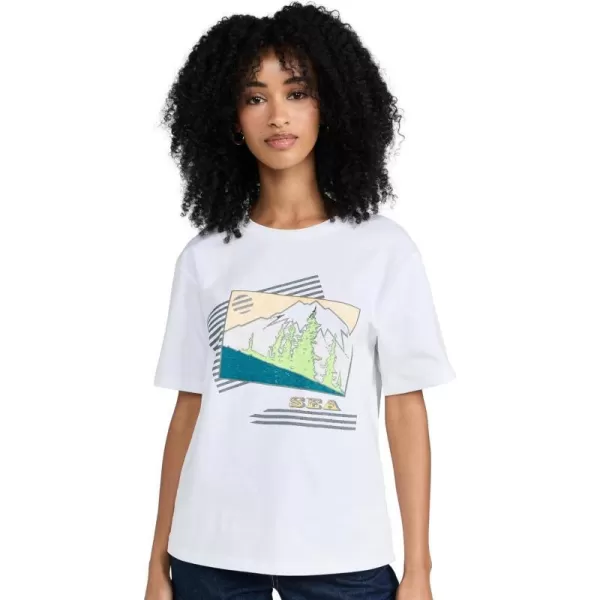 Sea Womens Pamela Graphic Short Sleeve TShirtWhite