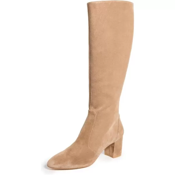 Stuart Weitzman Womens Yuliana 60 KneeHigh Zip BootsKhaki