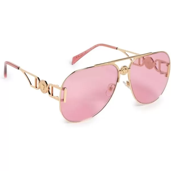 Versace Womens VE2255 SunglassesGold