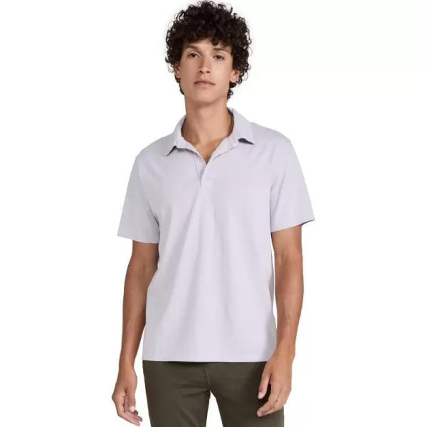 Vince Mens Garment Dye SS PoloPurple Dust