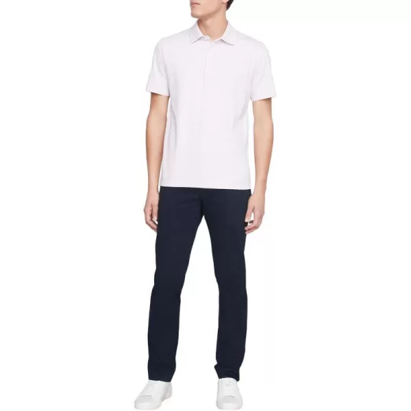 Vince Mens Garment Dye SS PoloWashed Rose Quartz