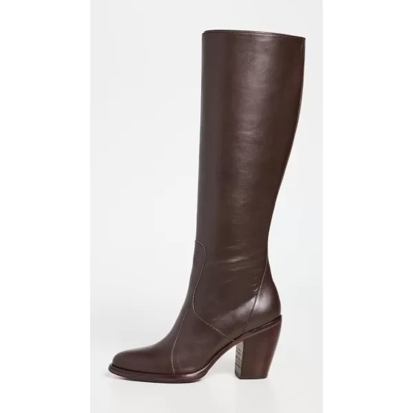 rag  bone Womens Mustang MidHeel Knee High BootsBrown