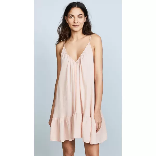 9seed Womens St Tropez Ruffle Mini DressDusty Rose