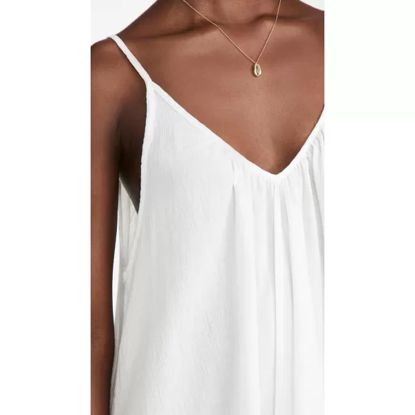 9seed Womens St Tropez Ruffle Mini DressWhite