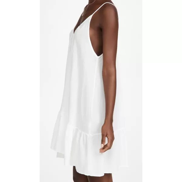 9seed Womens St Tropez Ruffle Mini DressWhite