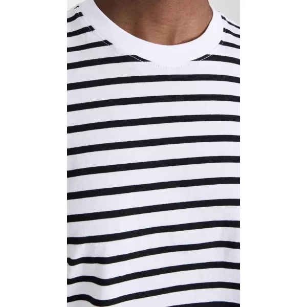 ATM Anthony Thomas Melillo Womens School Boy Stripe TeeBlackWhite Stripe